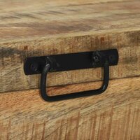 Opbergkisten met opslag Bruin 80 x 30 x 30 cm Massief mangohout 9