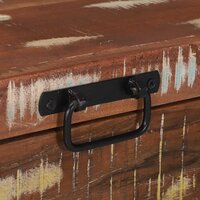 Opbergkisten Bruin 80 x 30 x 30 cm Massief gerecycled hout 9