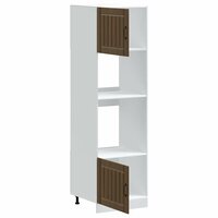 Ovenkasten 2 st Lucca bewerkt hout bruin eikenkleur 5