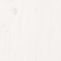 Kinderbedframe 90x200 cm massief grenenhout wit 8