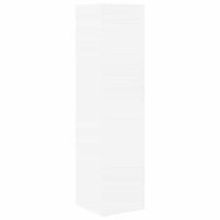 Hoekkast Wit 25,5x25x102cm Bewerkt hout 7