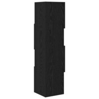 Hoekkast Wit 25,5x25x102cm Bewerkt hout 7