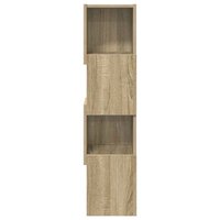 Hoekkast Wit 25,5x25x102cm Bewerkt hout 5