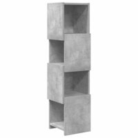 Hoekkast Wit 25,5x25x102cm Bewerkt hout 2