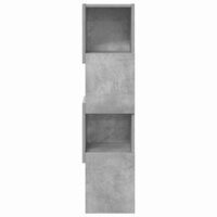 Hoekkast Wit 25,5x25x102cm Bewerkt hout 5