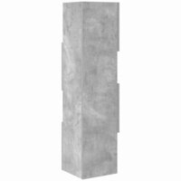 Hoekkast Wit 25,5x25x102cm Bewerkt hout 7