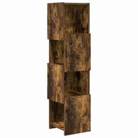 Hoekkast Wit 25,5x25x102cm Bewerkt hout 2