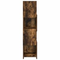 Hoekkast Wit 25,5x25x102cm Bewerkt hout 6