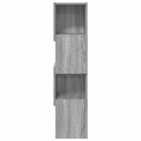 Hoekkast Wit 25,5x25x102cm Bewerkt hout 5