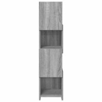 Hoekkast Wit 25,5x25x102cm Bewerkt hout 6