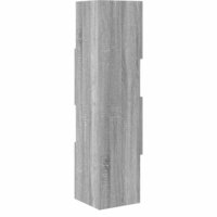 Hoekkast Wit 25,5x25x102cm Bewerkt hout 7