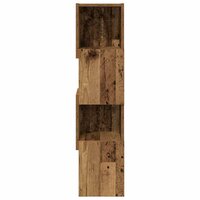 Hoekkast Wit 25,5x25x102cm Bewerkt hout 5