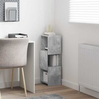 Hoekkast Wit 25,5x25x80cm Bewerkt hout 4