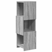 Hoekkast Wit 25,5x25x80cm Bewerkt hout 2