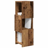 Hoekkast Wit 25,5x25x80cm Bewerkt hout 3