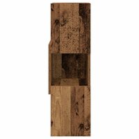 Hoekkast Wit 25,5x25x80cm Bewerkt hout 5
