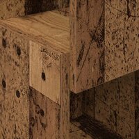 Hoekkast Wit 25,5x25x80cm Bewerkt hout 8