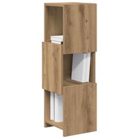 Hoekkast Wit 25,5x25x80cm Bewerkt hout 3