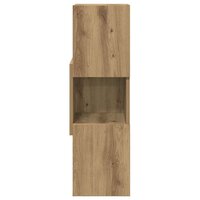 Hoekkast Wit 25,5x25x80cm Bewerkt hout 5