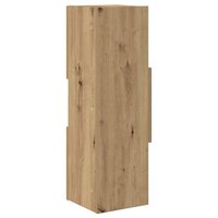 Hoekkast Wit 25,5x25x80cm Bewerkt hout 7