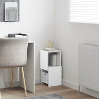 Hoekkast Wit 25,5x25x55cm Bewerkt hout 4