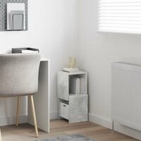 Hoekkast Wit 25,5x25x55cm Bewerkt hout 4