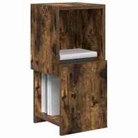 Hoekkast Wit 25,5x25x55cm Bewerkt hout 3
