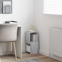 Hoekkast Wit 25,5x25x55cm Bewerkt hout 4