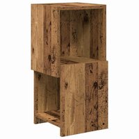 Hoekkast Wit 25,5x25x55cm Bewerkt hout 2