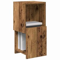 Hoekkast Wit 25,5x25x55cm Bewerkt hout 3