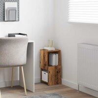 Hoekkast Wit 25,5x25x55cm Bewerkt hout 4