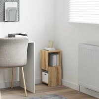 Hoekkast Wit 25,5x25x55cm Bewerkt hout 4