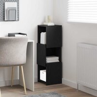 Hoekkast Wit 30,5x30x95cm Bewerkt hout 4