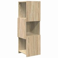 Hoekkast Wit 30,5x30x95cm Bewerkt hout 2