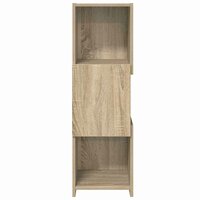 Hoekkast Wit 30,5x30x95cm Bewerkt hout 6