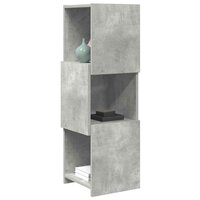 Hoekkast Wit 30,5x30x95cm Bewerkt hout 3