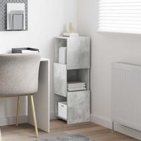 Hoekkast Wit 30,5x30x95cm Bewerkt hout 4