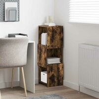 Hoekkast Wit 30,5x30x95cm Bewerkt hout 4