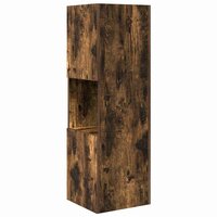Hoekkast Wit 30,5x30x95cm Bewerkt hout 7