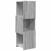 Hoekkast Wit 30,5x30x95cm Bewerkt hout 2