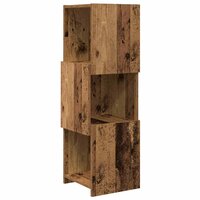 Hoekkast Wit 30,5x30x95cm Bewerkt hout 2