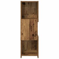 Hoekkast Wit 30,5x30x95cm Bewerkt hout 6