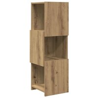 Hoekkast Wit 30,5x30x95cm Bewerkt hout 2