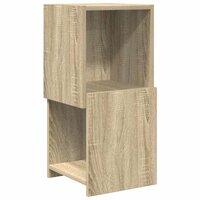 Hoekkast Wit 30,5x30x65cm Bewerkt hout 2