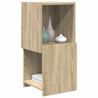 Hoekkast Wit 30,5x30x65cm Bewerkt hout 3