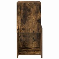 Hoekkast Wit 30,5x30x65cm Bewerkt hout 6