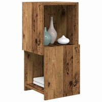 Hoekkast Wit 30,5x30x65cm Bewerkt hout 3