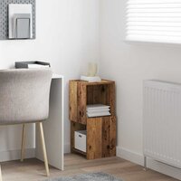 Hoekkast Wit 30,5x30x65cm Bewerkt hout 4