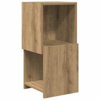 Hoekkast Wit 30,5x30x65cm Bewerkt hout 2