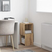 Hoekkast Wit 30,5x30x65cm Bewerkt hout 4